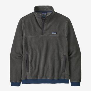 Patagonia Men's Shearling Fleece Button Pullover XGRY