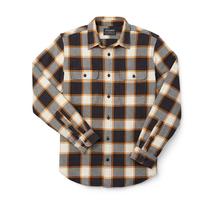Filson Men's Vintage Flannel Work Shirt BLK/NAT/GOLD