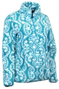 Neve Women's Paisley Sherpa Half Zip CAPRI