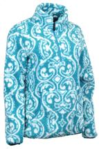 Neve Women's Paisley Sherpa Half Zip CAPRI