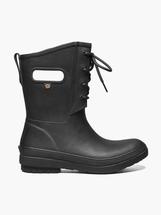 Bogs Women's Amanda II Lace Insulated Rain Boot BLACK