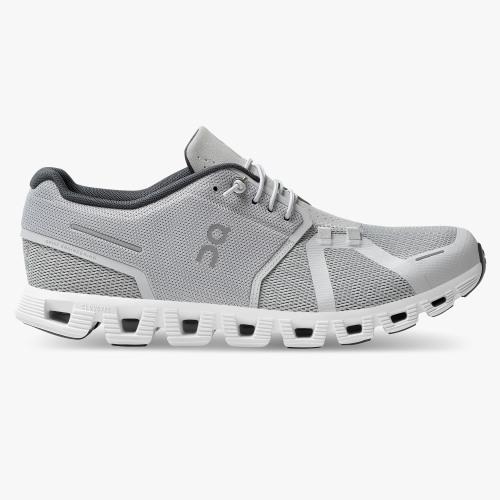 On Men's Cloud 5 GLACIER/WHITE