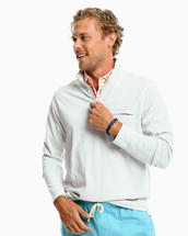 Southern Tide Men's Seabrook Sun Farer Quarter Zip GLACIERGREY