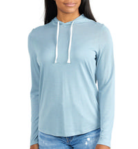 Free Fly Women's Bamboo Lightweight Shore Hoody BLUEFOG