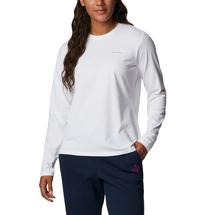 Columbia Women's Sun Trek Long Sleeve T-Shirt WHITE