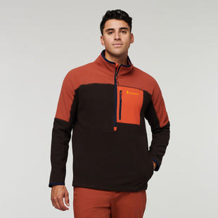 Cotopaxi Men's Abrazo Half-Zip Fleece Jacket SPICE/CAVERN