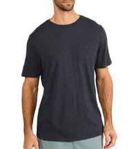 Free Fly Men's Bamboo Heritage Pocket Tee HEATHERBLACK