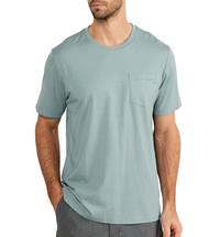 Free Fly Men's Bamboo Heritage Pocket Tee SABALGREEN