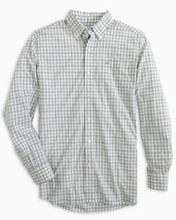 Southern Tide Men's Chatsworth Heather Check Button Down Shirt HEATHERCLASSICWHITE