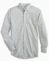 Southern Tide Men's Chatsworth Heather Check Button Down Shirt HEATHERCLASSICWHITE