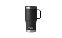 YETI RAMBLER 20 OZ TRAVEL MUG WITH STRONGHOLD LID BLACK
