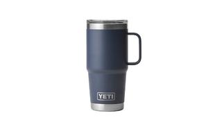 YETI RAMBLER 20 OZ TRAVEL MUG WITH STRONGHOLD LID NAVY