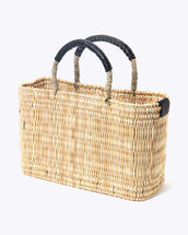 Mer Sea Medina Market Basket - Small - Black BLACK