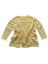 Mer Sea Women's Catalina Slub Tee CANARY/WHITE