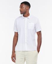Barbour Men's Nelson Short Sleeve Summer Shirt WHITE