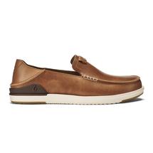 Olukai Men's Kakaha Leather Slip-On Shoes FOX