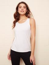 Charlie B Women's Reversible Bamboo Cami WHITE