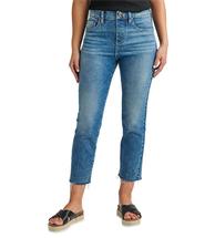 Jag Jeans Women's Valentina High Rise Straight Crop Pull-On Jeans