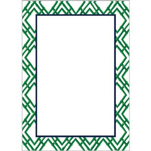 WH Hostess Bamboo Trellis Notepad 5x7 BAMBOOTRELLIS