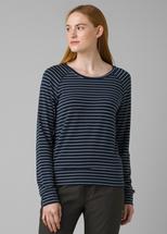 Prana Women's Sol Protect Top NAUTICALTRIPE