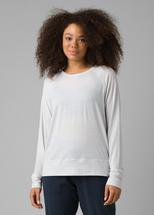 Prana Women's Sol Protect Top SOFTWHITE
