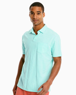Southern Tide Men's Sun Farer Cotton Polo Shirt WAKEBLUE