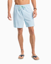Southern Tide Men's Solid Swim Trunk AQUAMARINE
