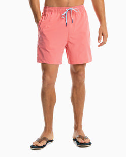 Southern Tide Men's Solid Swim Trunk ROUGERED