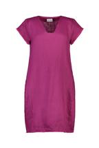 Foil Women's Fringe Benefits Linen Dress ORCHID
