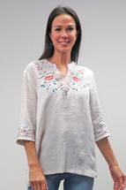 Kyla Seo Women's Layla Blouse MICROCHIPGREY