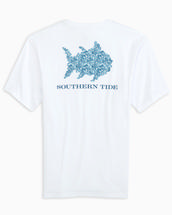 Southern Tide Men's Oyster Skipjack Fill T-Shirt CLASSICWHITE
