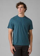 Prana Men's Calder Short Sleeve Pocket Top BLUEFIN