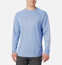 Columbia Men’s PFG Terminal Deflector Long Sleeve Shirt VIVIDBLUECOO