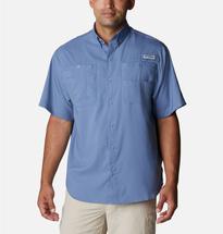 Columbia Men’s PFG Tamiami II Short Sleeve Shirt BLUESTONE