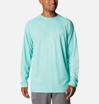 Columbia Men’s PFG Terminal Deflector Long Sleeve Shirt ELECTRICTURQUO