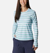 Columbia Women's Sun Deflector Summerdry Long Sleeve Shirt SEAWAVEBRUSH