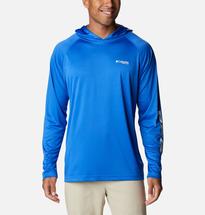 Columbia Men’s PFG Terminal Tackle Hoodie BLUEMACAWWHI