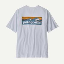 Patagonia Men's Boardshort Logo Pocket Responsibili-Tee WHI