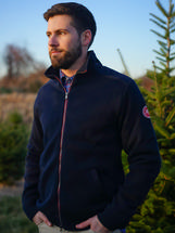 Holebrook Men's Gregor Full-Zip Windproof Cotton NAVY