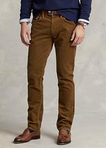 Polo Ralph Lauren Men's Varick Slim Straight Corduroy Pant SEPIA