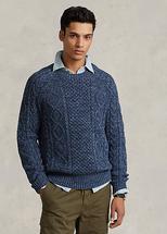 Polo Ralph Lauren Men's Iconic Fisherman's Sweater BLUEMARL