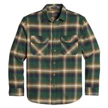 Pendleton Men's Plaid Burnside Double-Brushed Flannel Shirt GRN/NVY/OLIVE