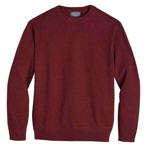 Pendleton Shetland Wool Cew Sweate | Dillad's