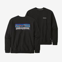 Patagonia Men's P-6 Logo Uprisal Crew Sweatshirt BLK