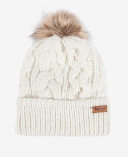 Barbour Women's Penshaw Cable Beanie CLOUD