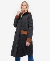 Barbour Women's Mickley Quilted Jacket BLACK/ANCIENT