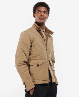 Mens khaki barbour jacket sale