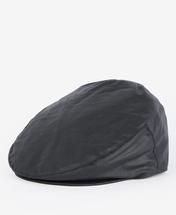 Barbour Wax Flat Cap BLACK/GREYSTONE