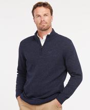 Barbour Men's Essential Tisbury Half Zip Sweater NAVY