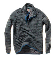 Relwen Men's Windzip Popover DKGREY